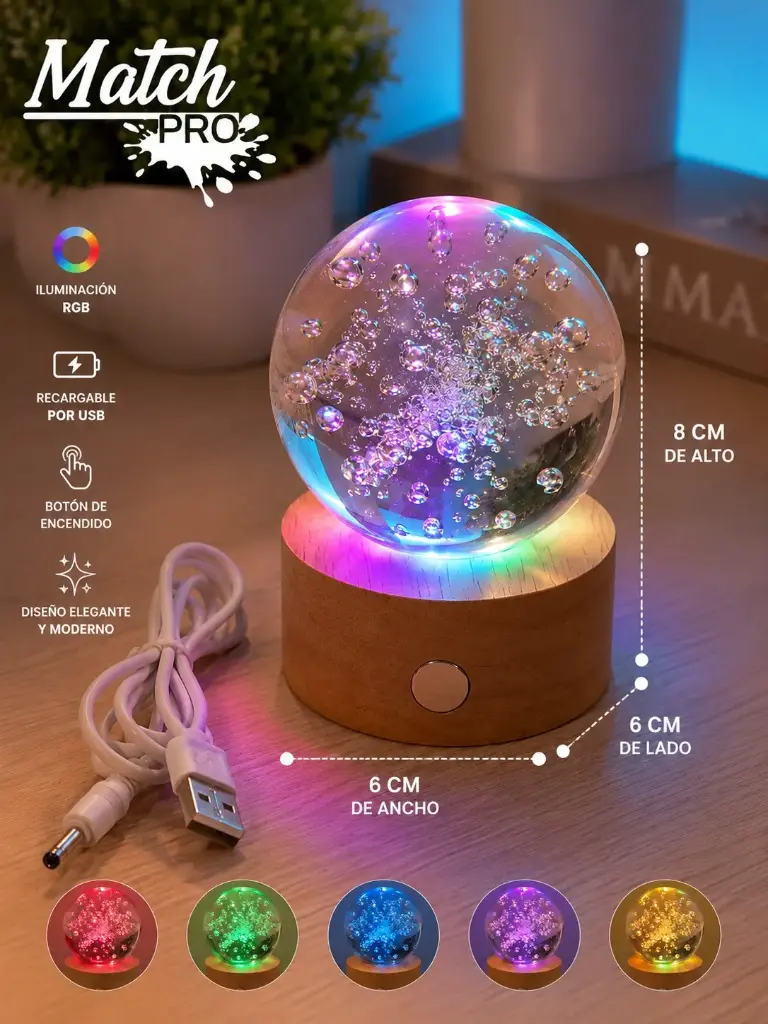 LAMPARA DE CRISTAL 60#-3